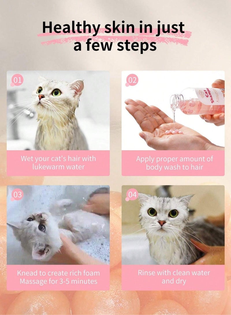 Generic Dog/Cat Shampoo & Conditioner - Premium Dog Wash for Allergies, Dryness & Itching, Moisturizer for Sensitive Skin - Sulfate Free, Botanical Extract  - Image 4