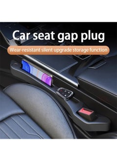 Beauenty 2Pcs Multifunctional Car Seat Gap Filler, Side Seat and Console Gap Filler, Seat Gap Filler for Car Accessories,PU Car Seat Gap Insert with storage hole,for Cars, Trucks, Pickups  - Image 5
