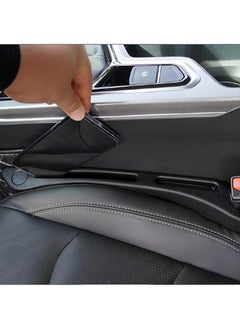Beauenty 2Pcs Multifunctional Car Seat Gap Filler, Side Seat and Console Gap Filler, Seat Gap Filler for Car Accessories,PU Car Seat Gap Insert with storage hole,for Cars, Trucks, Pickups  - Image 4