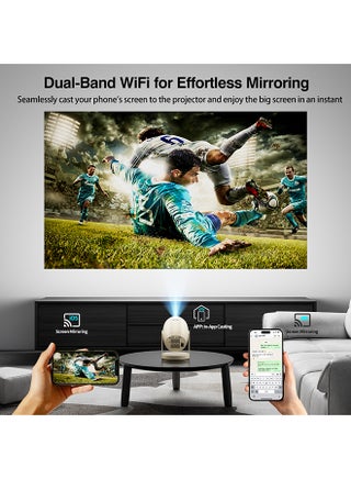 Mini Projector with WiFi6 and BT 5.0,Portable Projector 4K Support & HD 720P, 230 ANSI Auto Keystone Correction,Android 12.0,360° Rotatable Projectors,8000+ Apps,40-250 Screen Video Projectors XL2-2A0 Nano6 - view 5