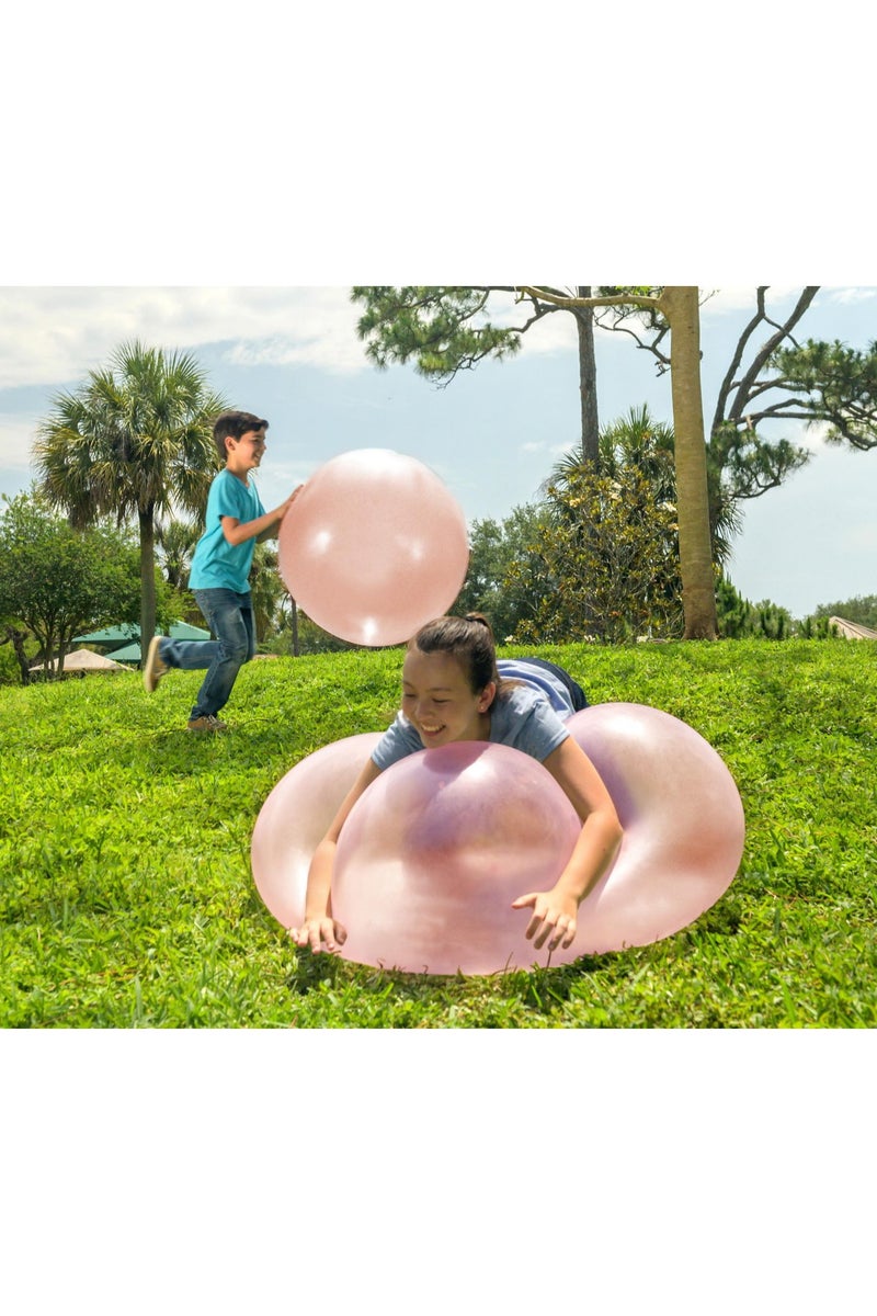 Wubble Bubble Super Wubble Bubble Ball Red Single inflates upto 30-Inches! | Inflatable Ball No Pump Needed! | Looks Like a Bubble, Plays Like a Ball! | Squishy Ball | Indoor & Outdoor Play for Kids - Image 2
