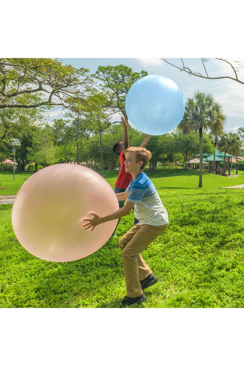 Wubble Bubble Super Wubble Bubble Ball Red Single inflates upto 30-Inches! | Inflatable Ball No Pump Needed! | Looks Like a Bubble, Plays Like a Ball! | Squishy Ball | Indoor & Outdoor Play for Kids - Image 3
