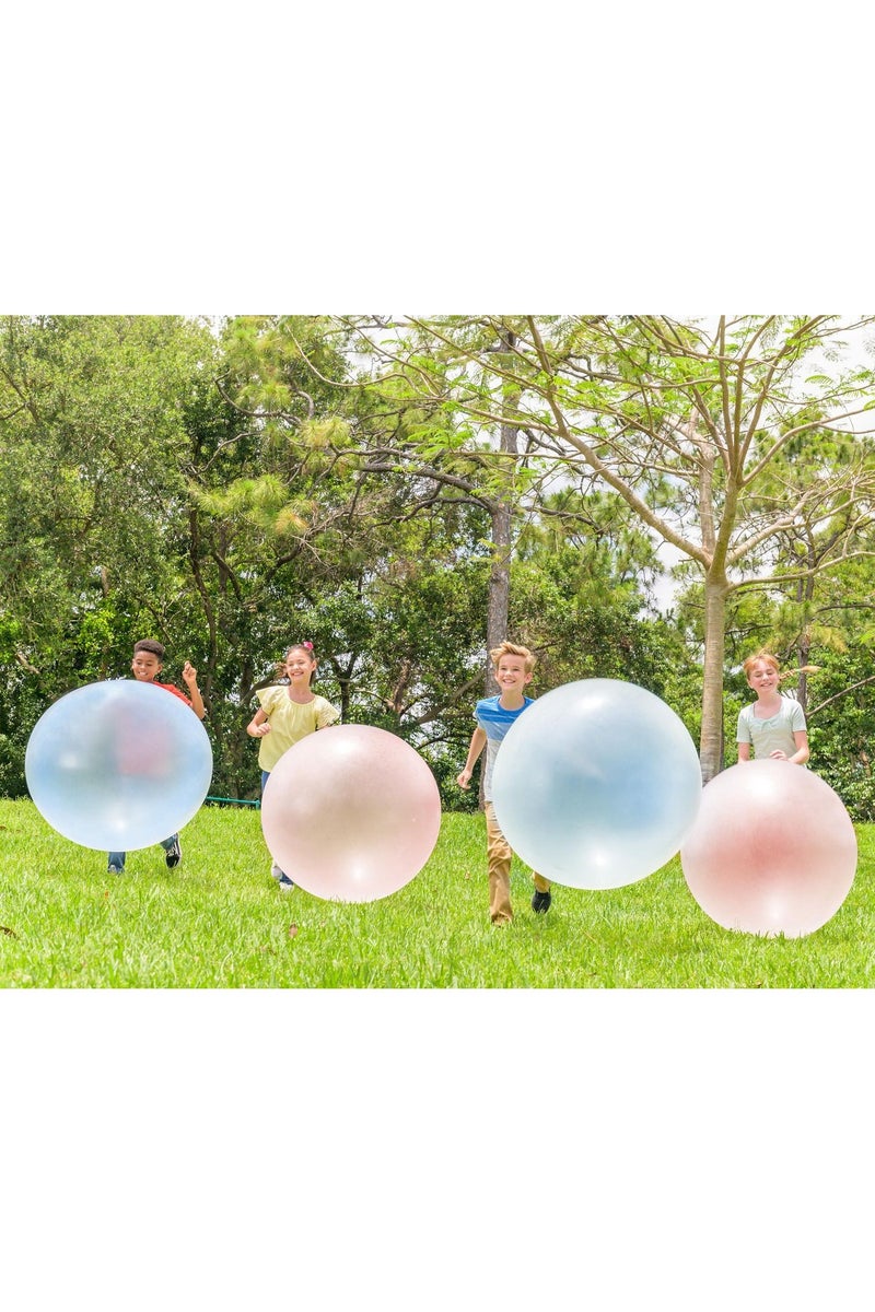 Wubble Bubble Super Wubble Bubble Ball Red Single inflates upto 30-Inches! | Inflatable Ball No Pump Needed! | Looks Like a Bubble, Plays Like a Ball! | Squishy Ball | Indoor & Outdoor Play for Kids - Image 4