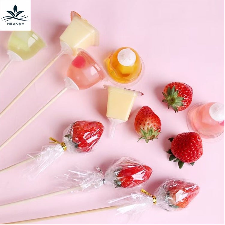 Christmas Strawberry Bouquet Holder Multi-Functional Apple Fixed Base Handmade Diy Material Floral Tool Glue Holder - Image 3