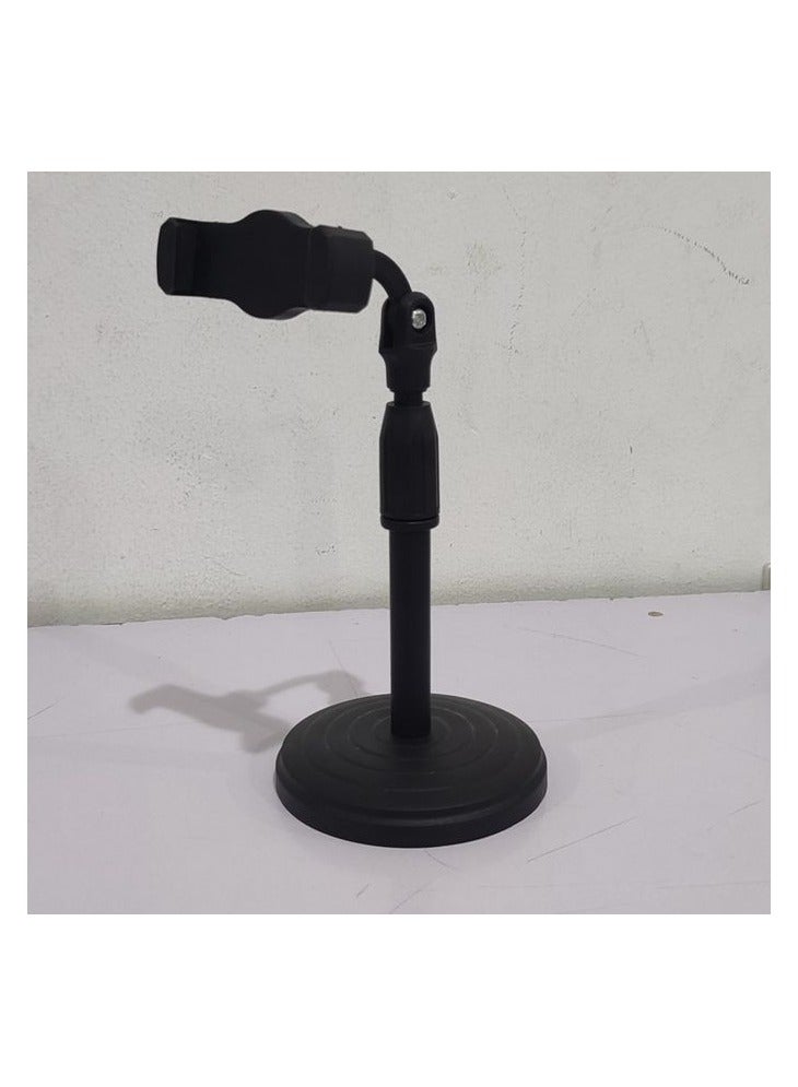 Mobile Phone Holder for Live Streaming, YouTube Video Photography, Adjustable Height and Angle, Flexible Arm with Gooseneck Design, Universal Cell Phone for Office and Kitchen, Plastic - Image 4