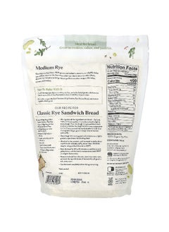 KING ARTHUR BAKING COMPANY King Arthur Baking Company, Organic, Classic Medium Rye Flour, 3 lbs (1.36 kg)  - Image 2