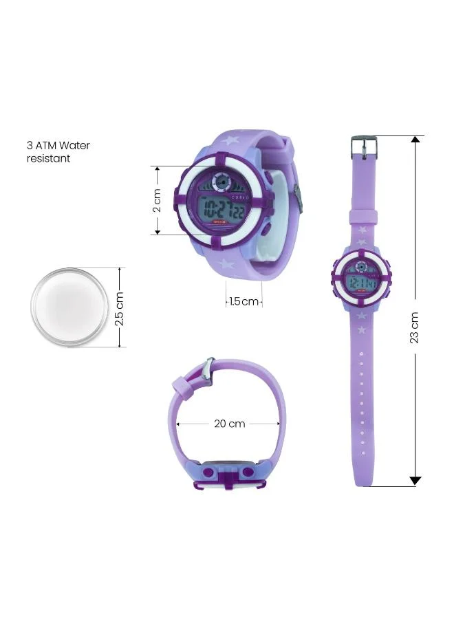 Curio  Kids's Plastic Digital Watch CU-8210L-4 - 36 mm  | Best Price UAE