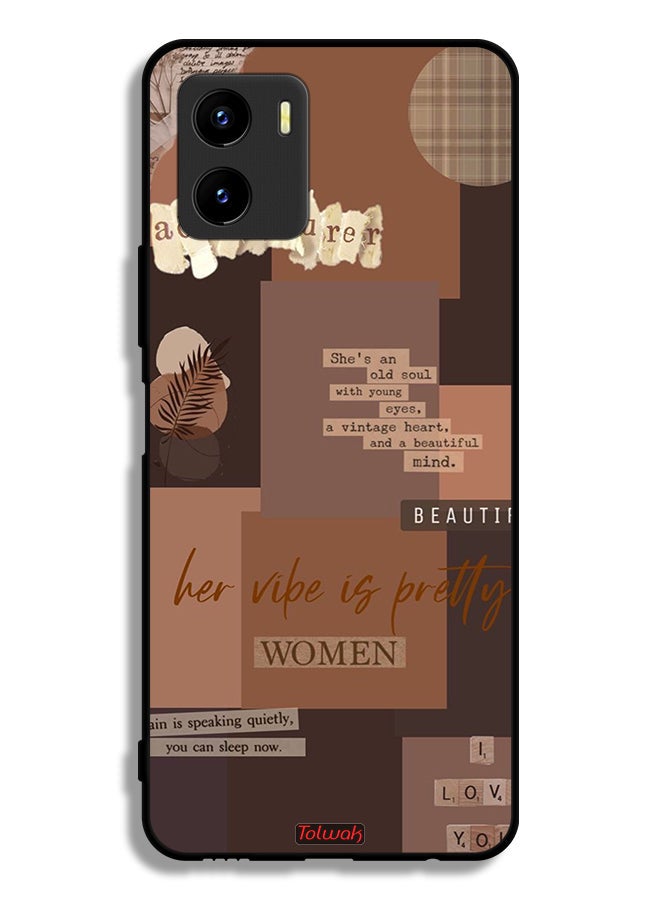 Tolwak Vivo Y15s Protective Case Cover Adventurer Women - Image 2