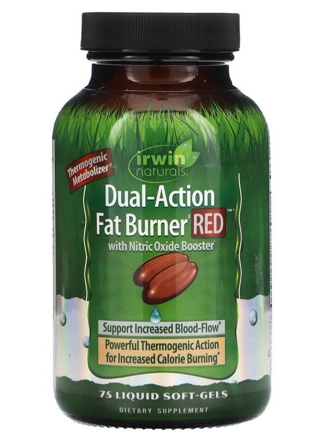 Dual-Action Fat Burner Red 75 Liquid Soft-Gels