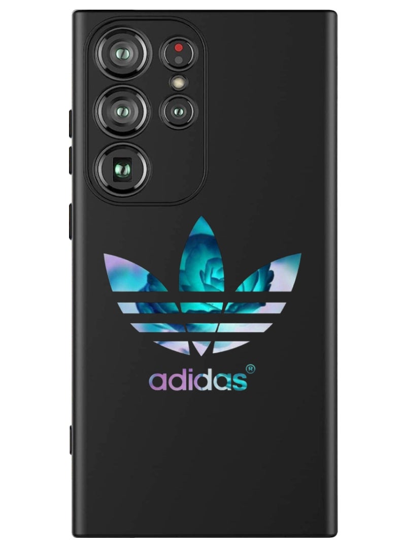 Theodor Protective Slim Fit Case Liquid Silicone Cover with Full Body Protection Anti-Scratch Shockproof Case For Samsung Galaxy S24 Ultra (Black) - colouful-addidas - Image 1