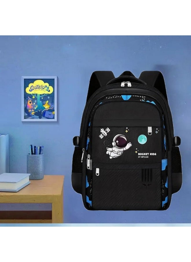 Impulse Impulse Astronaut 27L Unisex Stylish &Trendy Water Resistant printed Bag, College travel Backpack, School Bag for boys & girls  - Image 2