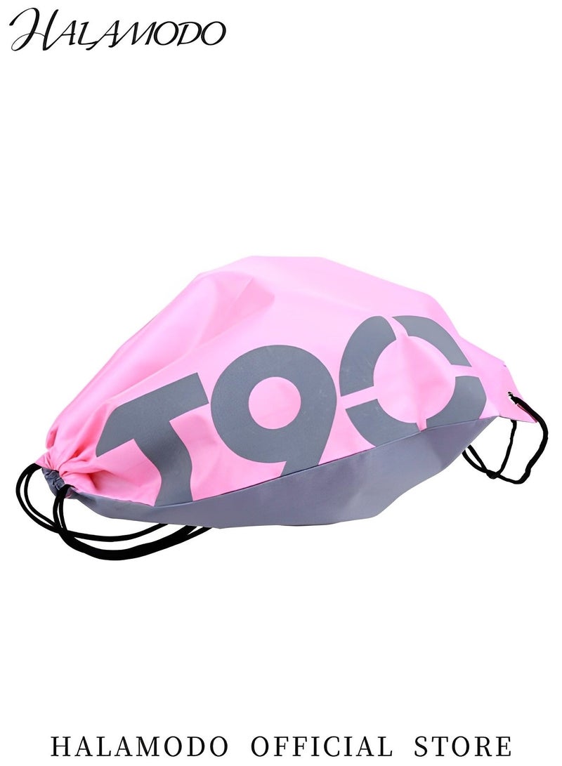 Halamodo Drawstring Backpack Sports Gym Bag for Women Men Cinch Bag Foldable Draw String Back Bag Sports Bag for Gym & Sports & Travel - Image 5