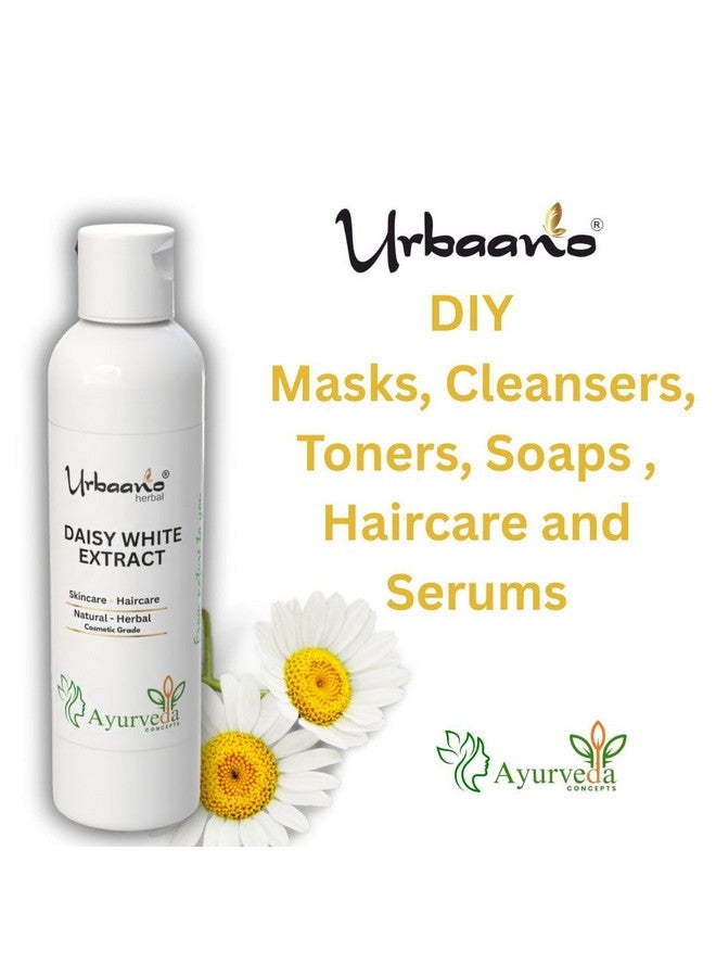 Urbaano herbal Daisy White Flower Liquid Extract Natural Ingredient for Making DIY Skin Care Products Soap, Serum, Toner, Lotion, Face wash -100ml - Image 3