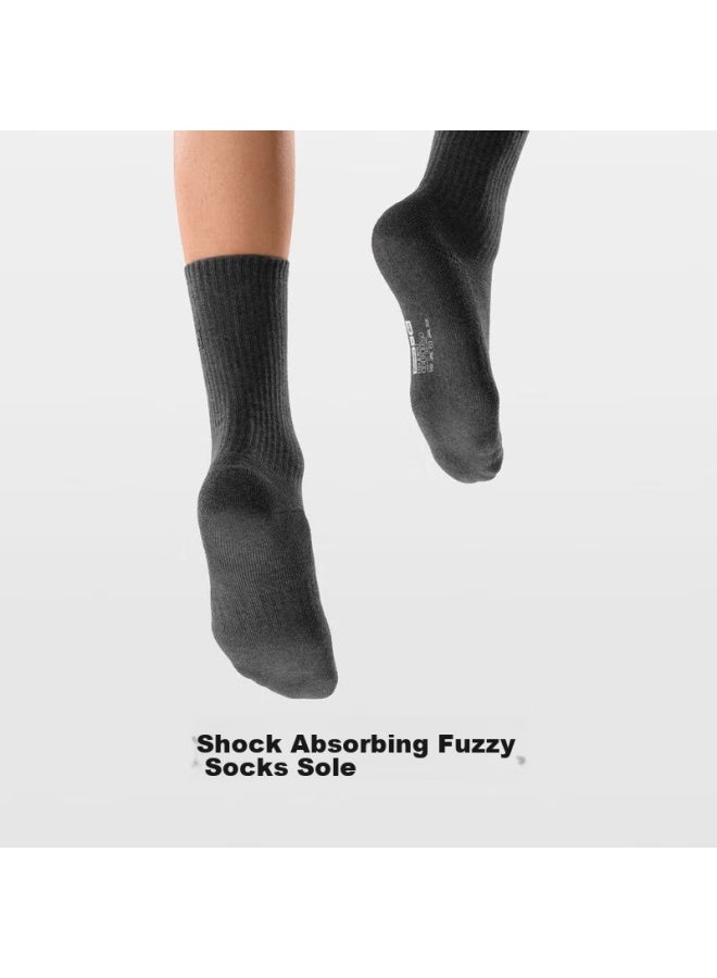 Bananain Nitrogen 501d Men's Cotton Socks, Athletic Terry Cushioning Breathable Odor-resistant 10a Antibacterial Short Tube Summer Socks, 3 Pairs Pack - Image 5