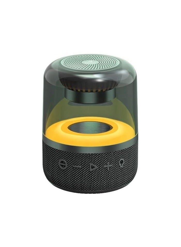 Kisonli LP-3S Bluetooth Speaker With Call – 360 Degree Sound (8W) / Deep Bass – Hands-Free Voice Call (Built-In Mic.) – RGB Light – AUX Audio Input/TF card/USB – 1200mAh (2-4 hours) chargeable - Image 1