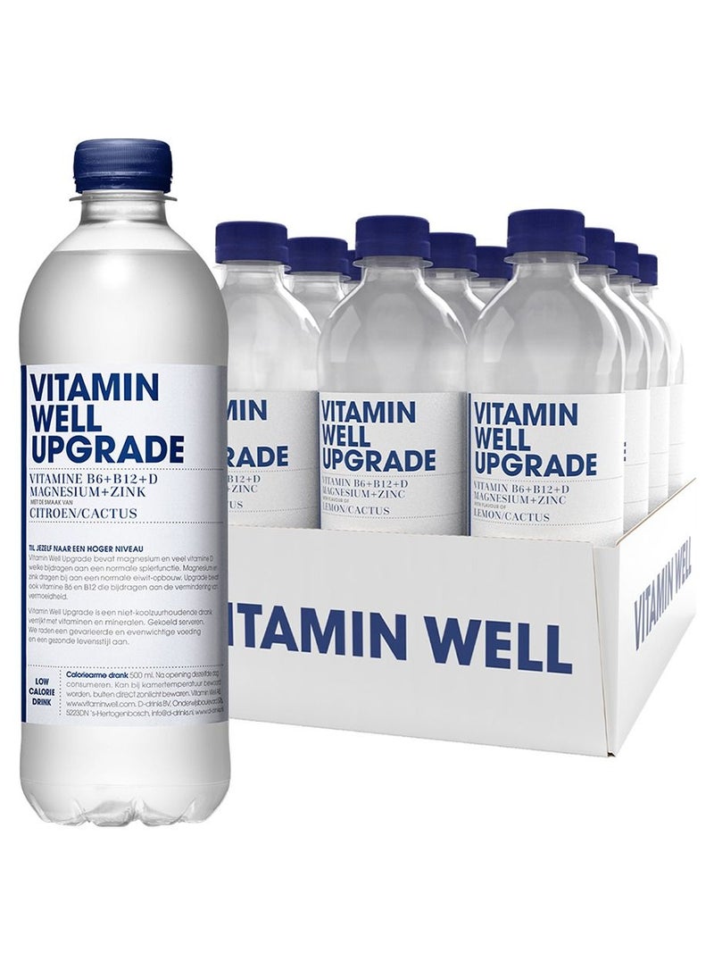 Vitamin Well - Vitamin Well Upgrade, Lemon, 500ml, Pack of 12 - Image 1