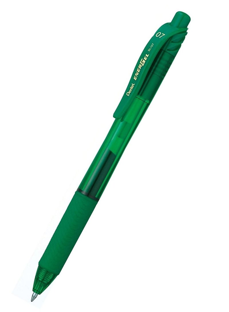 Pentel 12-Piece Energel Gel Ink Pen 0.7mm Tip Green Ink - Image 3