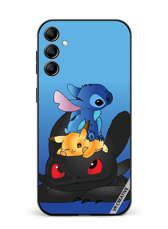 VR CREATIVE Protective Case Cover For Samsung Galaxy A34 Cartoon Mix Design Multicolour - Image 1