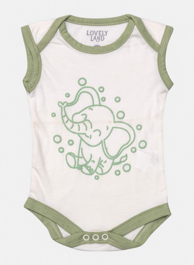 أفرول أخضر زيتي للأولاد الرضع