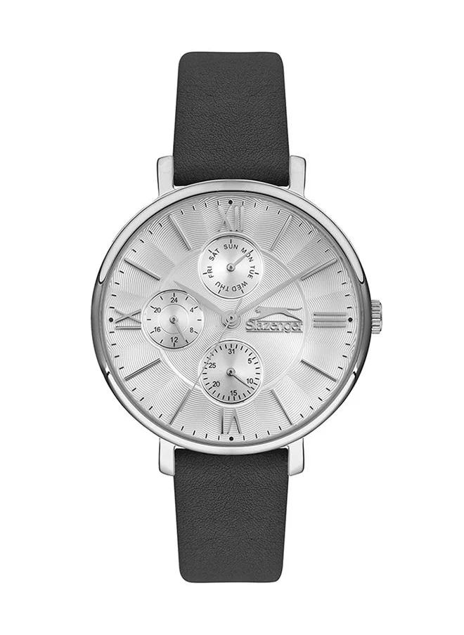 Slazenger Slazenger SL.9.6544.4.04 Women's Multi Function Display Watch & Leather Strap Blue