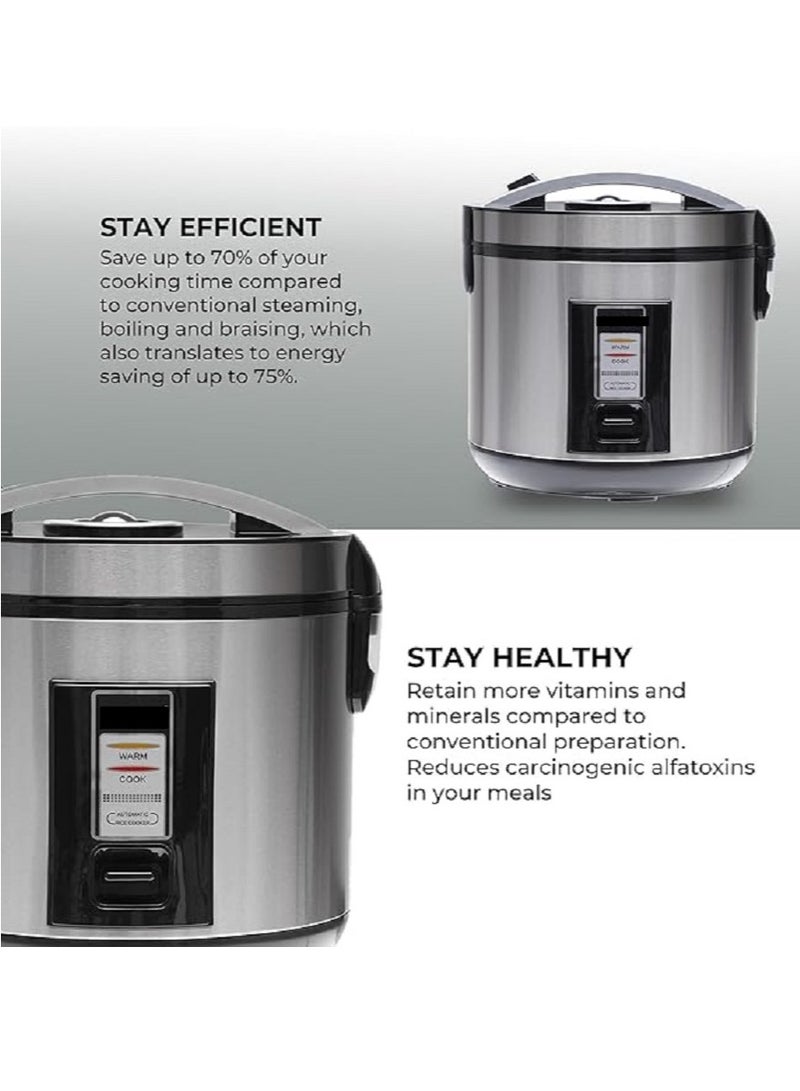 Versatile Electric Rice Cooker and Multicooker Perfect for Soup, Porridge, and Steaming, 4L Capacity Electric Lunch Box for Home Cooking - Image 3