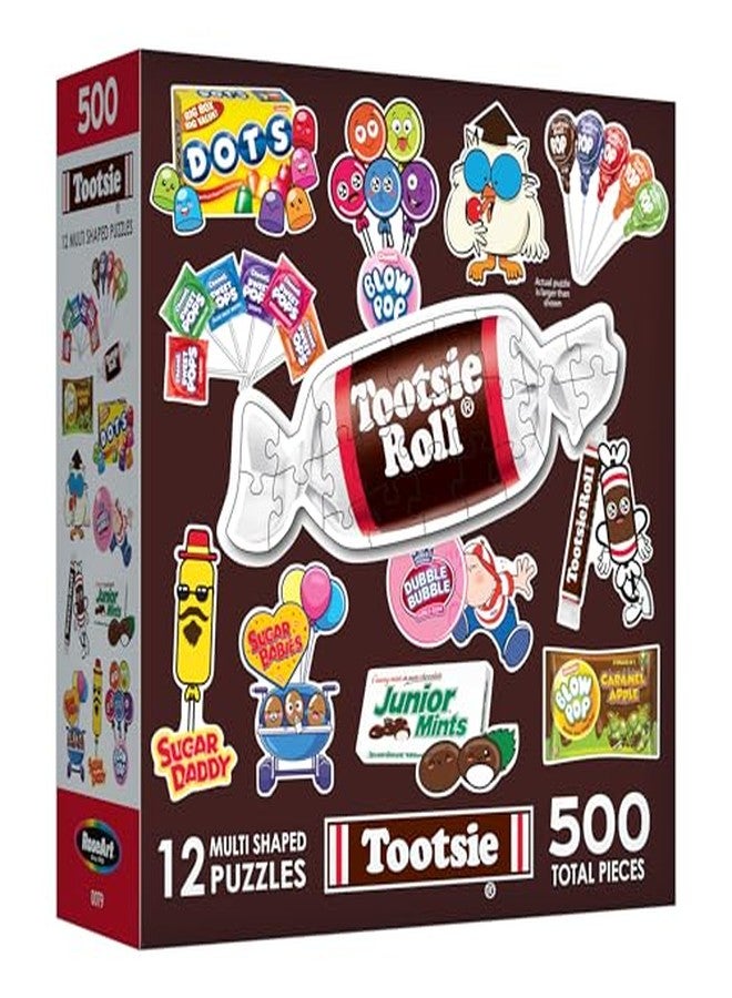 RoseArt - Mini Shaped Multipack - Tootsie Roll - 500 Piece Jigsaw Puzzle for Adults - Image 4
