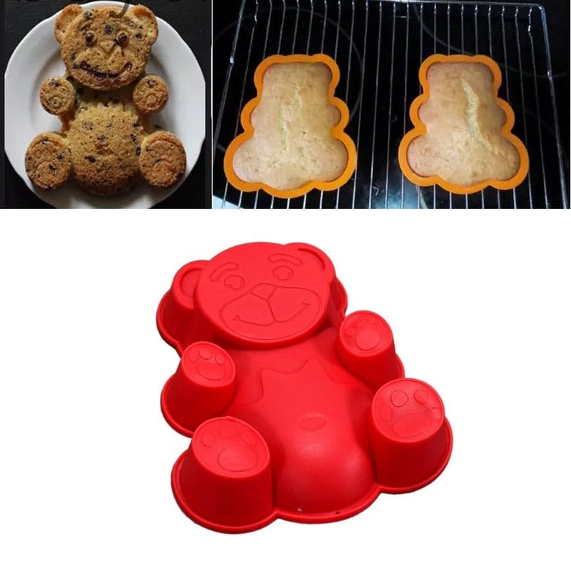 BigPlayer Silicone Animal Mould Cake Mould Chocolate Soap Mould Baking Mould Soap Making Candle Craft Animal Mould Set of 4 - Image 1