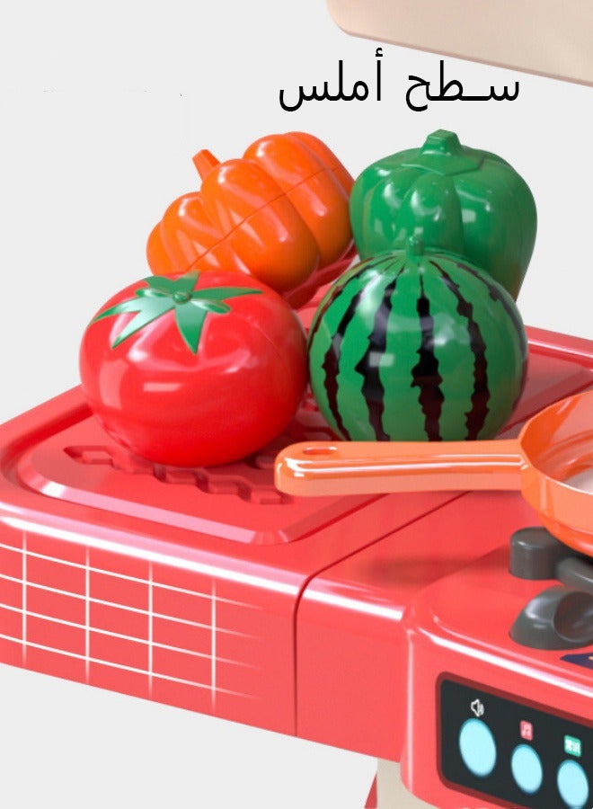 جني ثروة لعبة المطبخ مجموعة للأطفال ،العاب مطبخ اطفال ، وتلعب الأطفال في الطبخ ، مع الصوت والضوء - Image 3