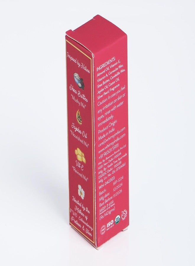 Whimsy Beauty Natural, Organic Lip Gloss for Kids|Non-sticky & Lightweight Lip Gloss for Girls|Hydrating, Nourishing Lips|Tinted Liquid Lip Gloss for girls|Long Lasting Glossy Lip Gloss (Mauve Pink) - Image 2