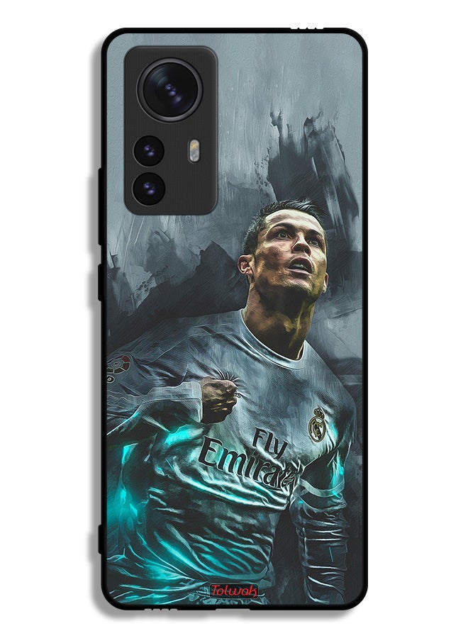 Tolwak Xiaomi 12S Pro Protective Case Cover Cristiano Ronaldo Art - Image 2