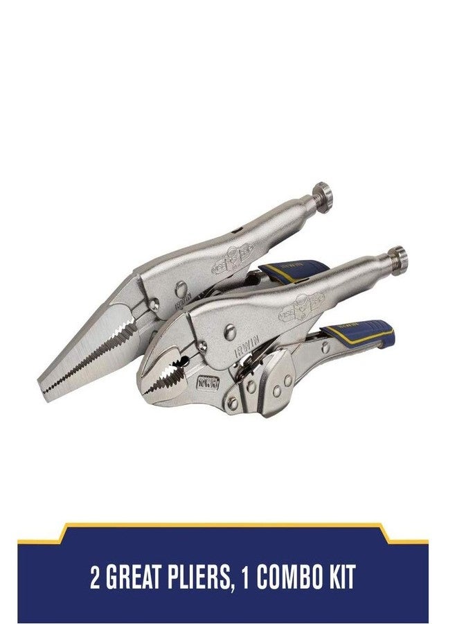 IRWIN VISE-GRIP Locking Pliers (10-Inch) & Linesman Pliers (6-Inch) Combo (IRHT82588) - Image 3