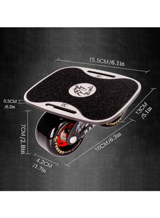 general Outdoor sports drift skates, portable lightweight free skates for street walking, professional double drift boards, teen birthday gifts - Image 3