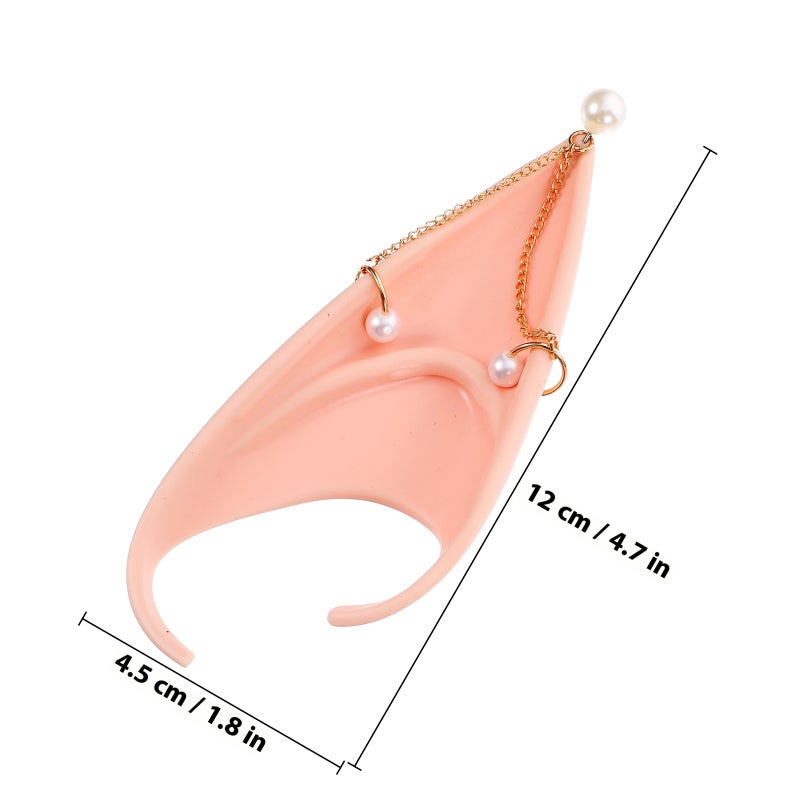 2pcs Fake Ears Props Cosplay Fairy Ears Costume Fairy Ears Party Favors - Image 2