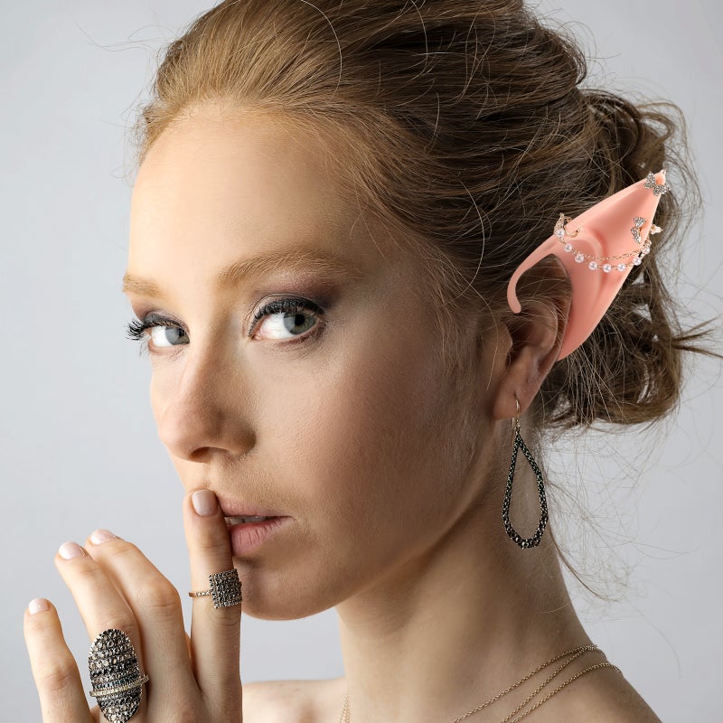 2pcs Fake Ears Props Cosplay Fairy Ears Costume Fairy Ears Party Favors - Image 5