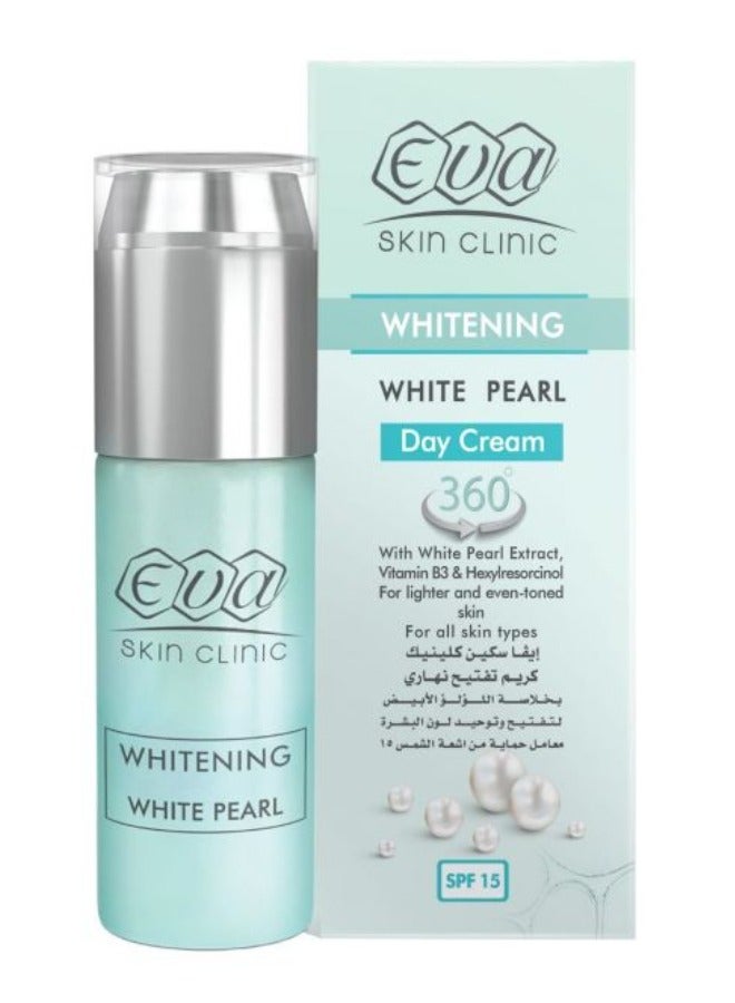 إيفا وايت بيرل كريم النهار بمعامل حماية من الشمس 15 - 50 مل - Image 2