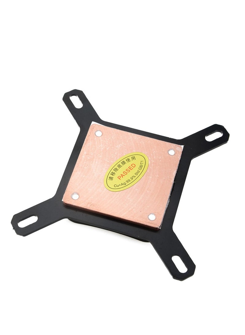 Professional Special CPU Water Cooling Block for InteI Water Cool System Computer Black  - Image 2
