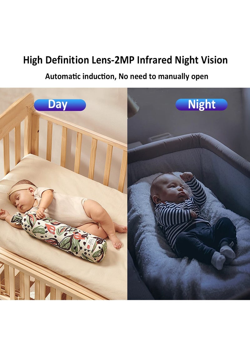 SYOSI - Mini Camera, Full HD Indoor Surveillance with Live Transmission, Mobile Phone App, 100-Day Long Standby WiFi Camera, Motion Sensor, Infrared Night Vision - Image 1