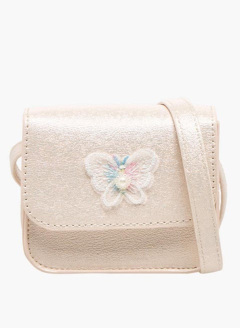 حقيبة فلورا بيلا كروس بودي بفراشة مطرزة وحزام سلسلة من مجموعة رمضان