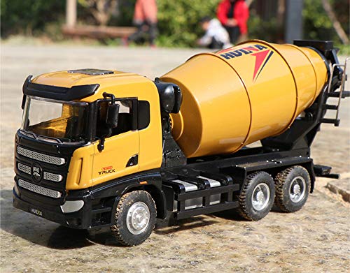 Gemini&Genius Construction Vehicle Cement Truck Toy for Kids  Heavy Duty Cement Mixer Truck for Pretend Play  1/50 Scale Diecast Alloy Vehicles Toy for Kids - Image 5