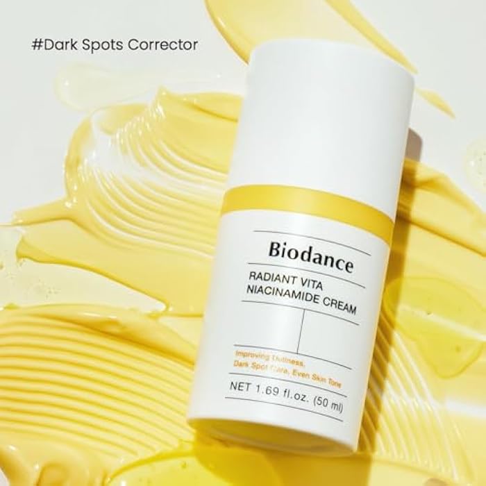 BIODANCE Radiant Vita Niacinamide Cream, Brightening, Dark Spot Correcting Facial Moisturizer, Korean Skincare, Stocking stuffers for teen girls | 1.69 fl.oz, 50ml - Image 2