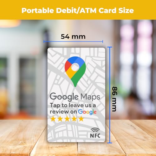 tinydabba Review NFC Card Maps Edition | Along with QR Code | Boost Business Reviews with Tap or Scan | Pre-Configured PVC Card | Works with any NFC-Enabled Smartphone | With Dashboard - Image 4