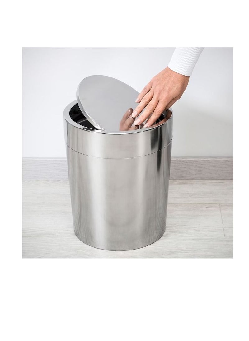 Generic - Waste bin, stainless steel5 l - Image 1