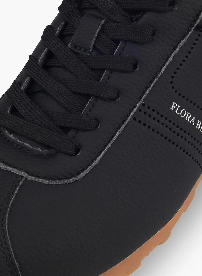 Flora Bella By Shoexpress BLACK Women Lace-Up Ankle Sneakers for Women | Best Price UAE