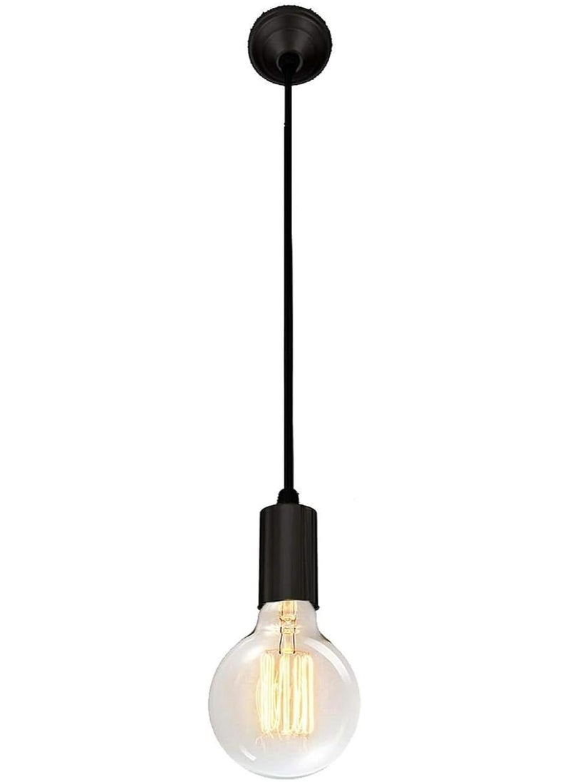 Generic Wire Hanging Light Unit - Black  - Image 1