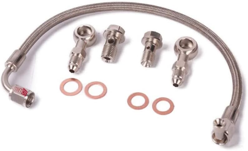 TRITDT Turbo Oil Feed Line Kit for MINI Cooper S R55 R56 R57 R58 R59 R60 R61 (2007-2016) - Image 1