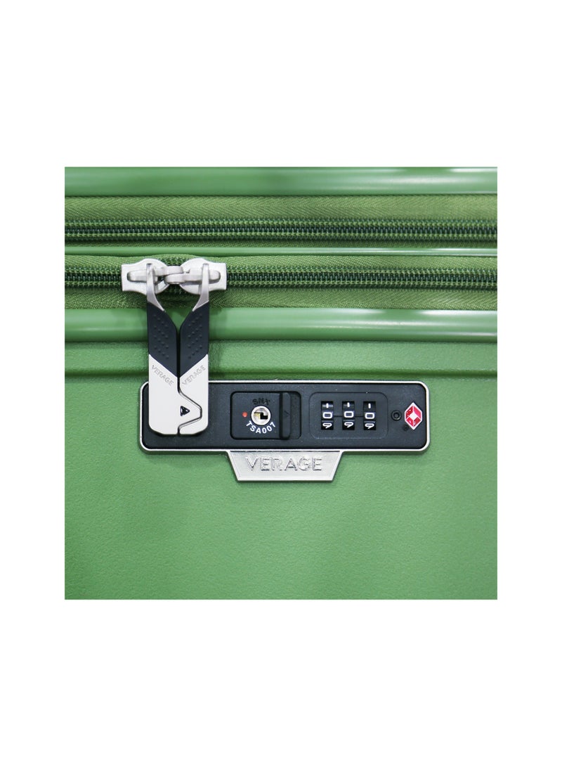 Verage  حقيبة سفر VERAGE 3 قطع، أخضر، قفل TSA، L 28/M 24/S 20 - Image 5
