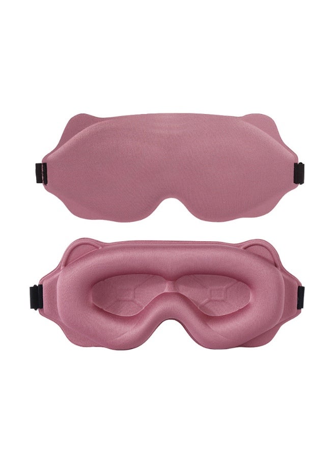 Sleep Mask, Blackout Eye Mask for Sleeping, Light Blocking Eye Cover, Soft Breathable Cotton, Adjustable Strap, Travel Nap Home - Image 2