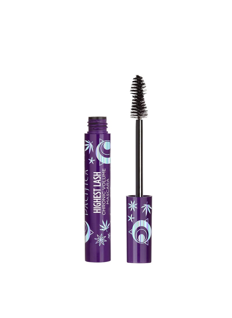 Pacifica - Pacifica Beauty, Highest Lash Chronic Volume Mascara, Black, Lash Lift + Conditioning, Vitamin B + Coconut, Silicone, Sulfate + Paraben Free, Vegan and Cruelty Free - Image 1