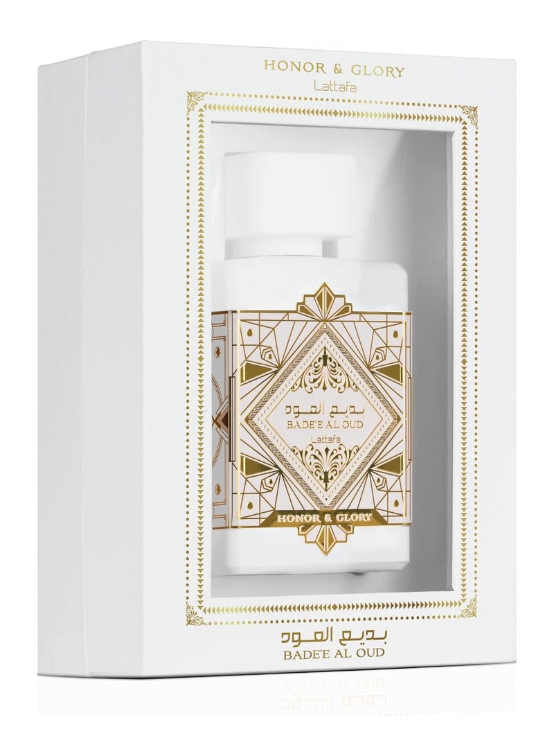 لطافة عطر بديع العود اونر اند جلوري او دي برفيوم من لطافة للجنسين - 100 مل . - Image 4