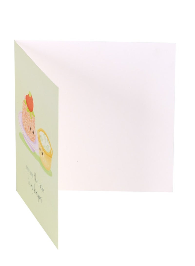 Peacock Supplies Food Couples Greeting Card Biryani Raita - Image 4